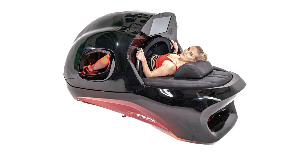 INFRABIKE® widok z góry podczas sesji na podczerwień